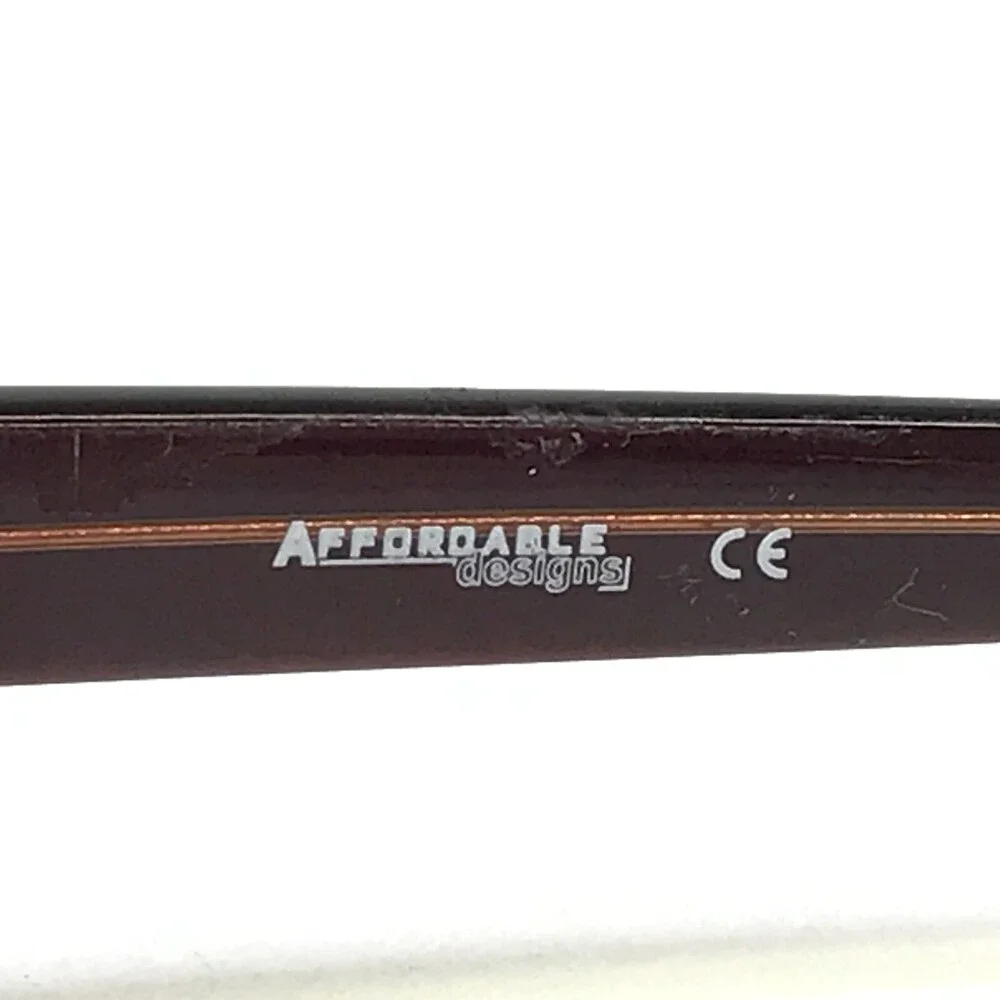 Affordable Designs Eyeglasses Frames BROOKLYN BROWN ROSE Rectangular 51-18-140